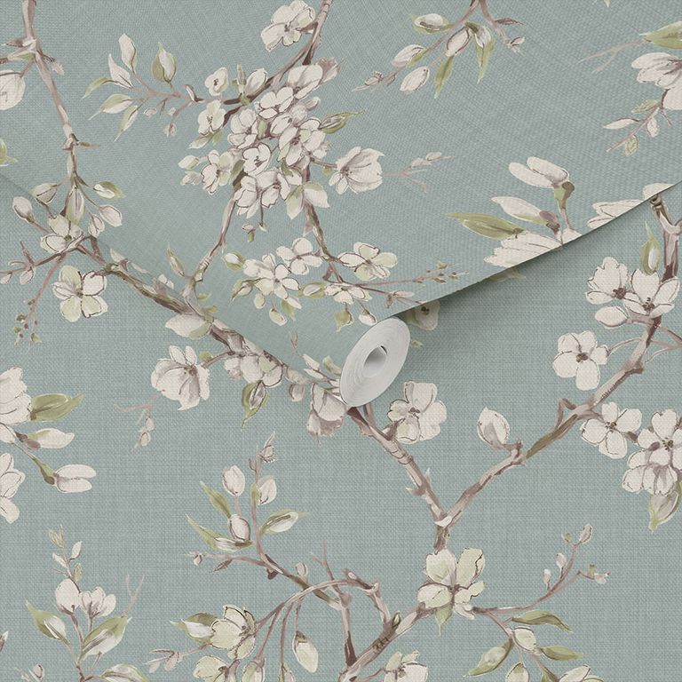 Papel Tapiz Secret Garden Eliza 052X10 Mts Duck Egg