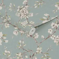 MULTITOP - Papel Tapiz Secret Garden Eliza 052X10 Mts Duck Egg