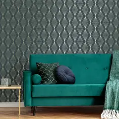 MULTITOP - Papel Tapiz Jewel Marquise Geo 052X10 Mts Emerald