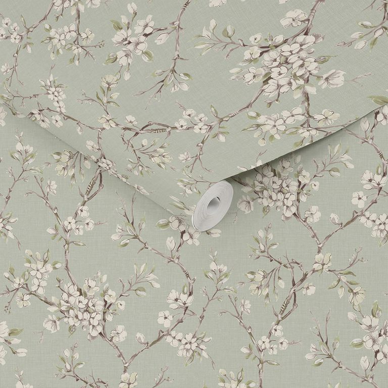 Papel Tapiz Secret Garden Eliza 052X10 Mts Sage