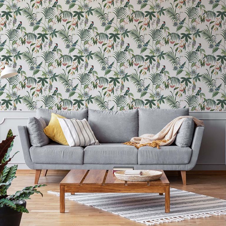 Papel Tapiz Paradise Adilah 052X10 Mts White