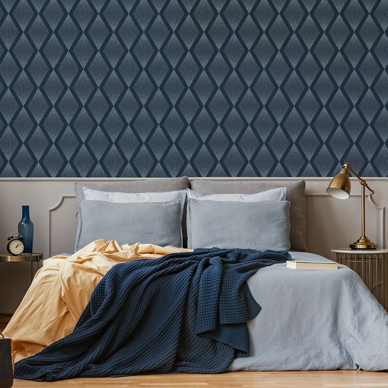 Papel Tapiz Fashionista Chandelier 052X10 Mts Navy
