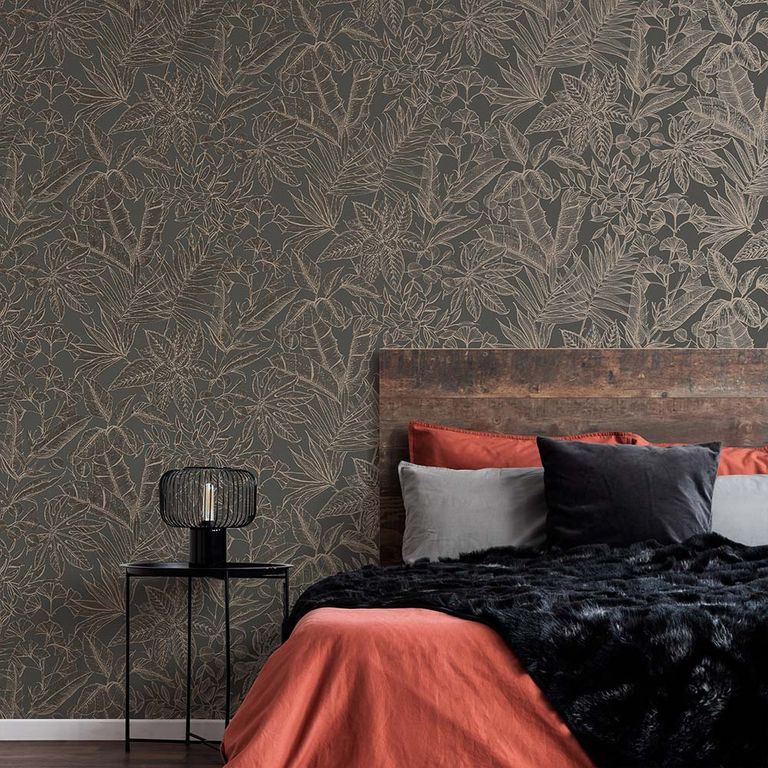 Papel Tapiz Opulence Paradise 052X10 Mts Smokey Quartz
