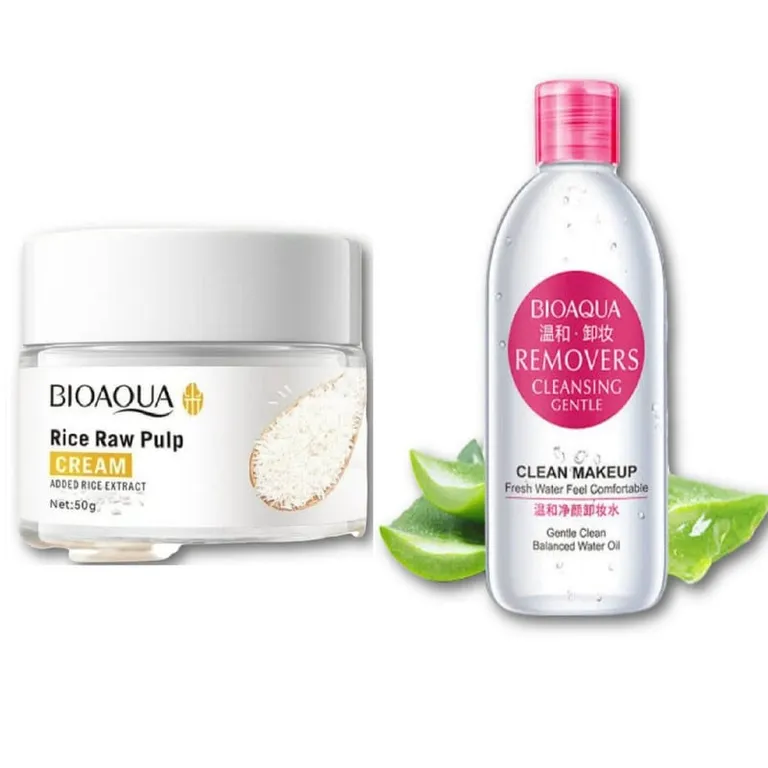 PACK CREMA ACLARANTE DE ARROZ Y AGUA MICELAR
