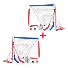 STEP 2 - Combo de 2 Set de Arco de Futbol y Hockey en Acero