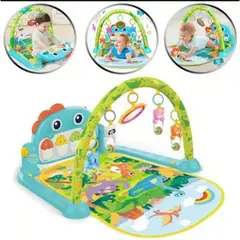 GENERICO - Gimnasio para Bebe con Piano Musical 3 en 1 Color Verde