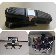 GENERICO - Clip Doble Soporte Sujetador para Lentes Gafas Autos