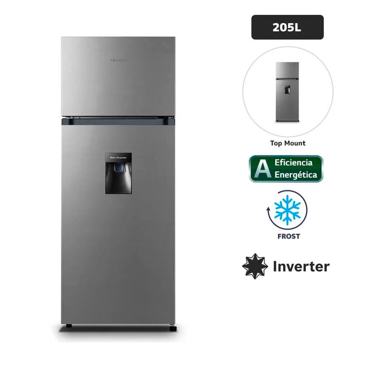 Refrigeradora 205L Top Mount RD267H GRIS