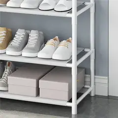 GENERICO - Organizador Estante 5 Niveles Blanco Ropa Zapatos Sombreros Genieka