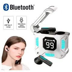 IMPORTADO MC - Audífonos Bluetooth 5.3 M59 Gamer Con Pantalla Digital y Sonido HIFI