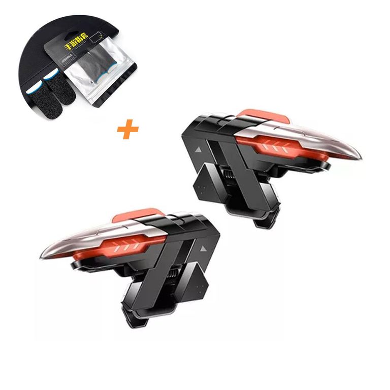 Gatillos Gamer Para Celular L1 R1 Electromagneticos Dual AK06