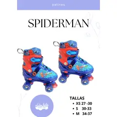 OKA - PATIN 4 RUEDAS HOMBRE ARAÑA M