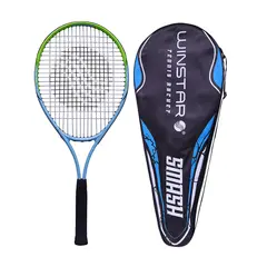 WINSTAR - RAQUETA P/ TENIS ALUMINIO 27" SMASH EMPUÑADURA 4 3/8 CELESTE