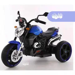 GENERICO - MOTO A BATERIA PEQUEÑA AZUL NEGRO