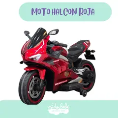 BABY - MOTO A BATERIA CON LUCES ROJO EGRO