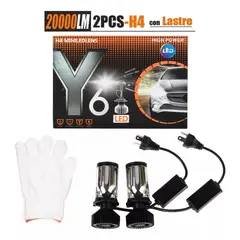 GENERICO - Focos Led H4 Lupa Alta Y Baja Auto Motocicleta