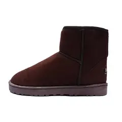 SHANDIAN - Botas mujer con chiporro Invierno Negro