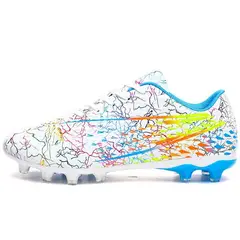 SHANDIAN - Zapatillas de Fútbol Hombre FG zapatos hombre Blanco