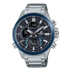 EDIFICE - Reloj Casio Acero Platea ECB-30DB-1A-DF EDF-12_.