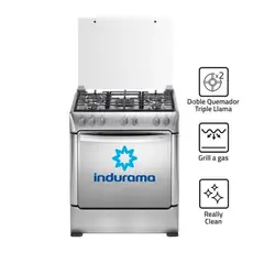 INDURAMA - Cocina a Gas 5 Hornillas FIRENZE ZAFIRO Croma
