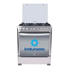 INDURAMA - Cocina a Gas 6 Hornillas PARMA ZAFIRO Croma