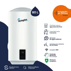 ROTOPLAS - Terma de Acumulacion Ecosmart Wifi 80L