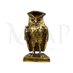 MFAP BRONCERIA Y ANTIGUEDADES - Buho graduado mediano en bronce