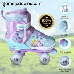 KINGDOM - Patines para Niños «KOEMAN» TALLA L 38-41 Purple