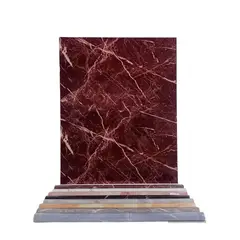 GENERICO - Papel Tapiz Autoadhesivo Marron Mármol 10 mts x 60 cm