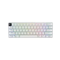 LOGITECH - Teclado G Pro X 60 Blanco Lightspeed Rgb Bluetooth