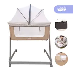 EBABY - Cuna Colecho Cloud para bebé color Beige