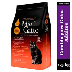 MIO CANE - Comida de Gato Adulto Esterilizado Mio Gatto Premium 1.5kg