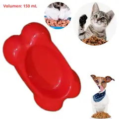 GENERICO - PLATO HUESO CHICO ROJO 150 ML