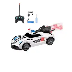 GENERICO - Auto De Carrera Policia Con Luces Bota Humo Oferta Unica