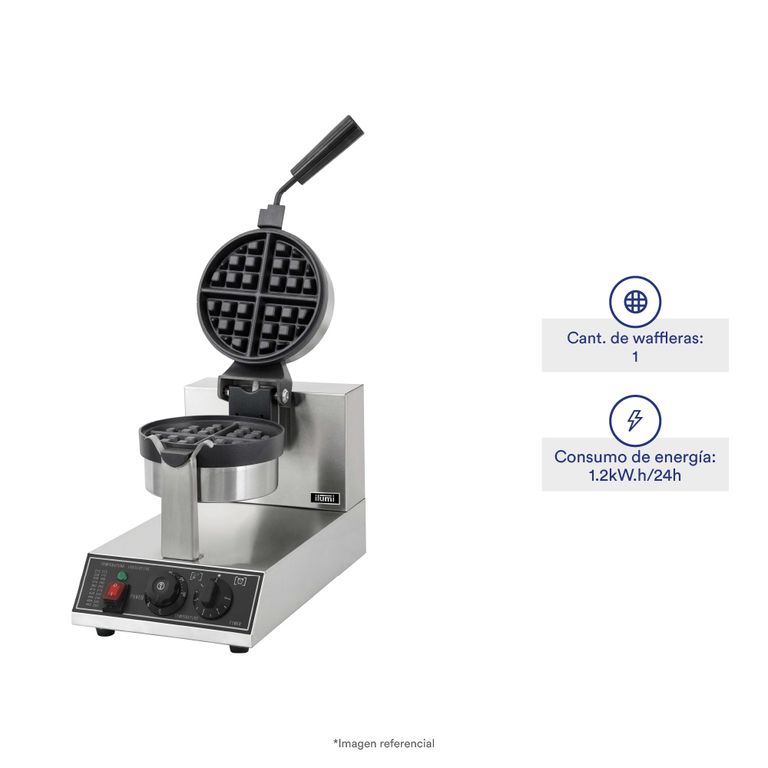 Wafflera con Sistema Rotatorio