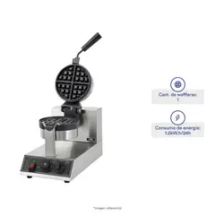 ILUMI - Wafflera con Sistema Rotatorio