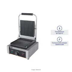 ILUMI - Panini Grill con Temperatura desde 50°C hasta 300°C