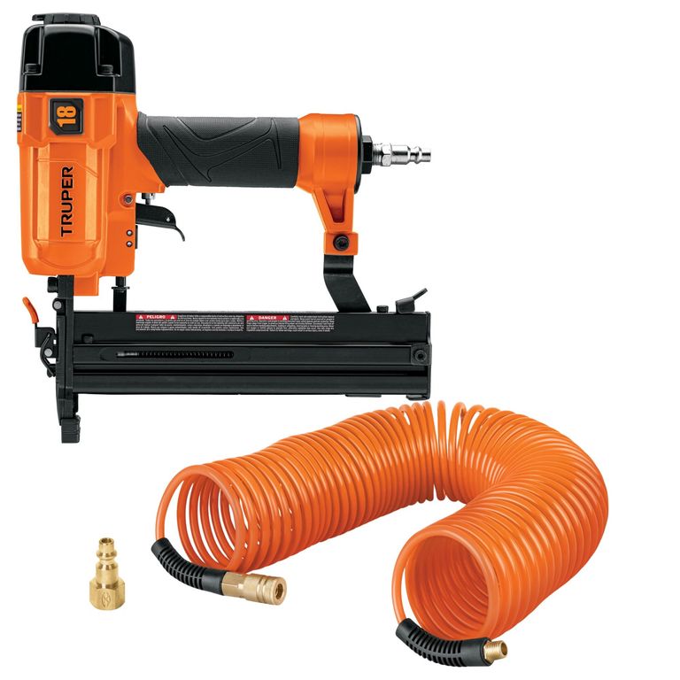Kit engrapadora neumática calibre 18 manguera de aire 15m
