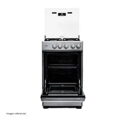 INDURAMA - Cocina a Gas 4 Quemadores FONTANA Gris