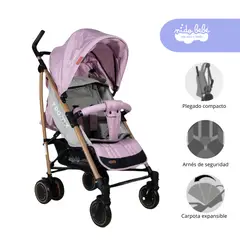 KING - Coche Baston color Rosado