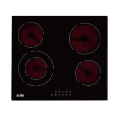 SOLE - Encimera Vitroceramica 4 Hornillas Solco071