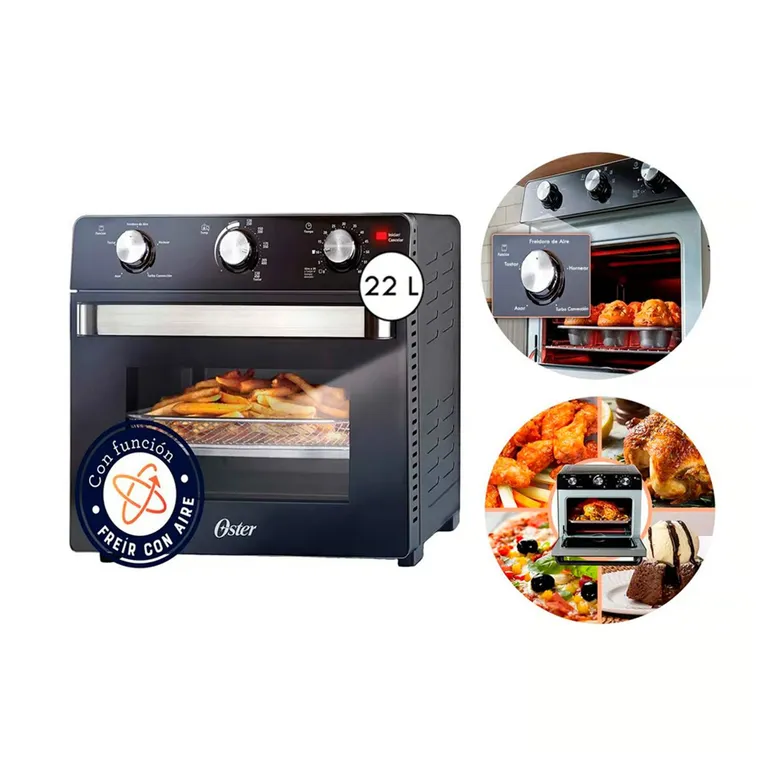 Horno con Freidora de Aire Oster® 22L TSSTTVMAF1N