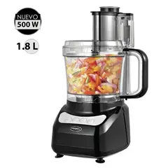 PRIMA - Procesador de Alimentos FP-9042A-CB Panel Táctil 500 Watts Negro