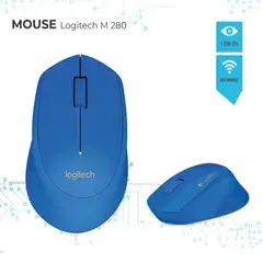 LOGITECH - MOUSE M280 - BLUE