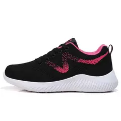 SHANDIAN - Zapatillas Running Mujer Negro