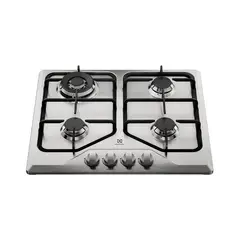 ELECTROLUX - Encimera 4 Hornillas Inoxidable a Gas KE4MX