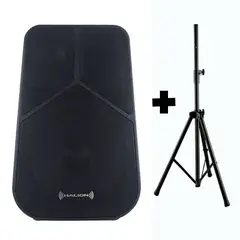 HALION - Parlante Activo PHA 15G 03 VIAS Micrófono UHF BT USB + Soporte