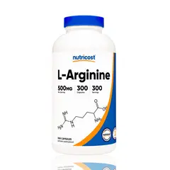 NUTRICOST - L-Arginina Arginine 500Mg 300 Capsulas