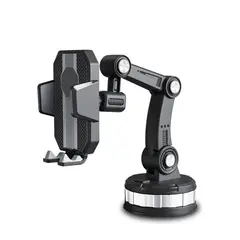 GENERICO - Soporte Para Celular de Súper Adsorción Para Auto CZ-64339 Negro