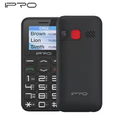 IPRO - Celular BASICO 4G F188S Radio FM Camara TECLAS GRANDES Negro